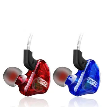 Fonge In-Ear Slúchadlá Transparentné Subwoofer Stereo Bass Slúchadlá HIFI Slúchadlá S Mikrofónom Pre HTC Huawei Inteligentného Mobilného Telefónu Headset