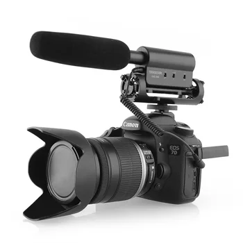 Fotoaparát Cardioid Brokovnice Kondenzátorových Mikrofónov, Takstar SGC-598 Fotografie Rozhovor Video Mic pre Canon EOS Nikon DSLR Videokamera