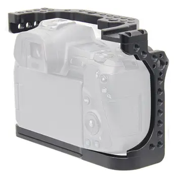 Fotoaparát Klietky Video Film Film Plošinu Stabilizátor pre Canon EOS R Full Frame ILDC Kamera+Cold Shoe Mount pre Magic Arm Video Svetlo