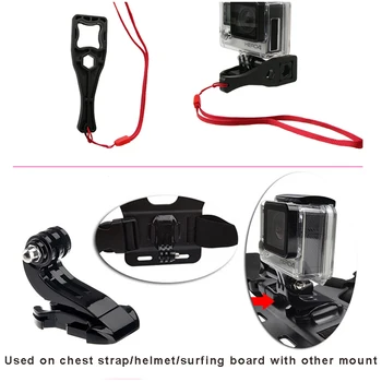Fotoaparát Mount Adaptér Stojan Držiak pre Go Pro Hero 6/5/Hero4/3 Xiao Yi 4k SJCAM Sony X3000 AS300 Akčné Kamery Príslušenstvo
