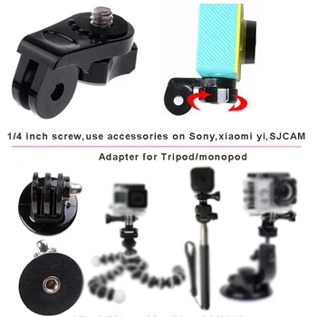Fotoaparát Mount Adaptér Stojan Držiak pre Go Pro Hero 6/5/Hero4/3 Xiao Yi 4k SJCAM Sony X3000 AS300 Akčné Kamery Príslušenstvo