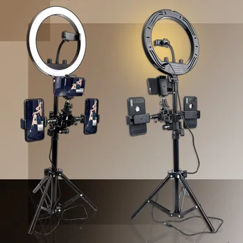 Fotografické Stmievateľné LED Osvetlenie Krúžok Svetlo Photo Studio Telefón Krúžok Lampa Fotografie Na Youtube make-up Selfie S Statív