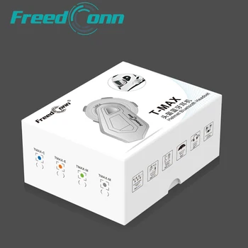 FreedConn T-Max Motocykel Skupiny Hovoriť Systém 1000M 6 Jazdcov BT palubného telefónu Prilba Komunikačný Headset FM Rádio, Bluetooth 4.1