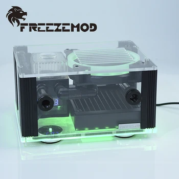 FREEZEMOD BOX-12YT externého chladenia vodou, integrované inteligentné okno zobrazenie teploty RGB účinok