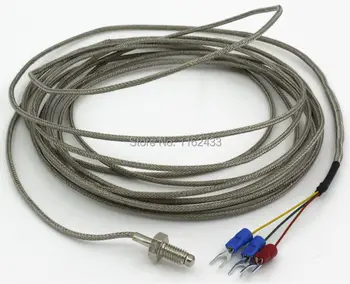 FTARB01 PT100 5m kábel, skrutky M6 závit hlavu RTD skrutku snímač teploty WZPT-02