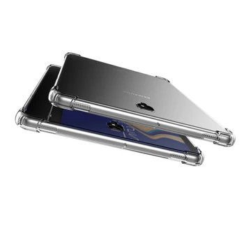Funda Samsung Galaxy Tab S6 10.5 2019 SM-T860 SM-T865 Shockproof Mäkké Silikónové Shell Transparentné TPU Airbag Ochranné Coque