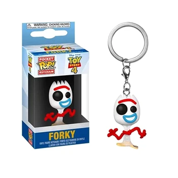 Funko POP Vrecku Keychain Toy Story 4 Akcie Obrázok Forky Hračky