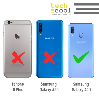 FunnyTech®Silikónové puzdro pre Samsung Galaxy A40 l dreva prípade vers.1 farby