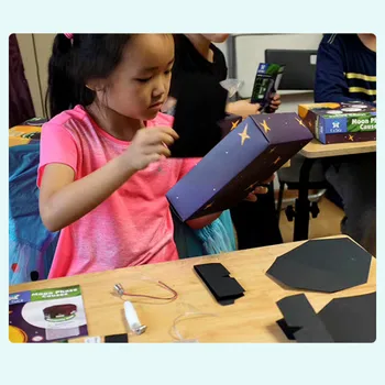 Fázy mesiaca Spôsobiť Predvedenie Základných Škôl Veda Experiment Vybavenie Ručné Detí Vzdelávacie Hračky Hobby Science