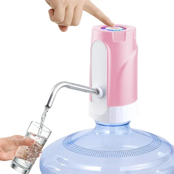 Fľaša na vodu Čerpadlo USB Nabíjanie Automatické Pitnej Vody Čerpadlo Prenosný Elektrický Zásobník Vody Fľašu Vody Prepínač pre Univerzálne
