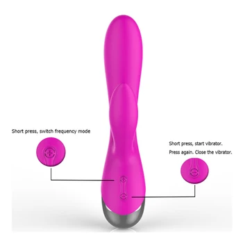G Mieste Rabbit Vibrátor, Dildo Orgazmus Dospelých, Hračky, USB Nabíjanie Silný Masturbácia, Sexuálne Hračky pre Ženy Nepremokavé dospelých Sex produkt