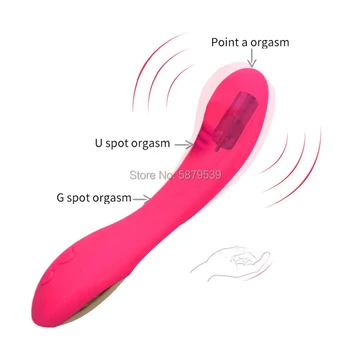 G-Spot Vibrátor, Dildo pre Ženy Silikónové Nepremokavé 10 Režimy Vibrador Klitorisu Masér Žena Masturbator Sexuálne Hračky pre Ženy
