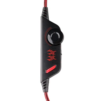 G9000 hlava-montáž LED svietiace stereo gaming headset s mikrofónom, vhodný pre PC a PS4 profesionálnych hráčov