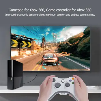 Gamepad Pre Xbox 360 Wireless/Káblového ovládača Pre XBOX 360 Controle Bezdrôtový Ovládač Herný ovládač Joypad Pre XBOX360