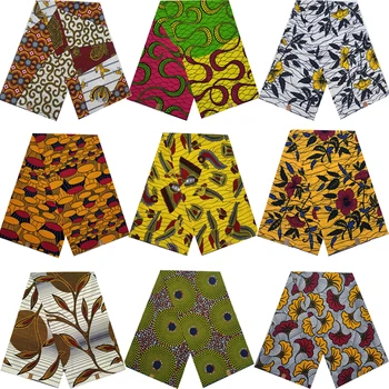 Garantované Vosk Afrike Ankara Vytlačí Textílie Patchwork Mäkké Bavlnené Kvalitné Šitie Pagne na spoločenské Šaty Handmake DIY Loincloth