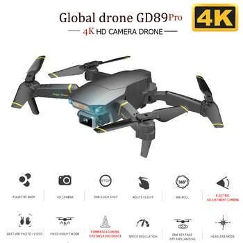 GD89 Pro Drone S 4K Kamera HD Optický Tok Polohy intelligent AUTO POSTUPUJTE podľa VÝSTREL RC Skladacia Vrtuľník Quadrocopter Hračka