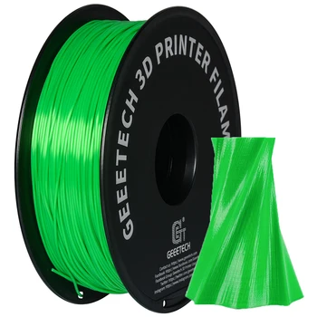Geeetech 1 kg CHKO Vlákna 1.75 mm 1 kg/Rolka Pre 3D Tlačiarne S Bielym Black Muticolor Svietiace Zelené Drevo, Červená Slik glod Farba