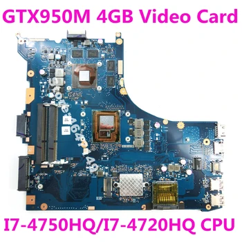 GL552JX I7-4750/4720HQ CPU GTX950M 4 GB Video pamäte Doske Pre ASUS ROG GL552JX ZX50J GL552J GL552 Notebook Doske Test ok