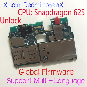 Globálne Firmware Pôvodné Odomknúť Xiao redmi poznámka 4X poznámka 4 Globálna Verzia Snapdragon 625 Doske Doske Poplatok Flex Kábel