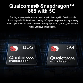Globálne ROM OnePlus 8T 8 T Smartphone Snapdragon 865 5G 6.55