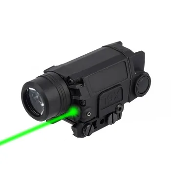 Glock Taktické Laserové LED Baterka Combo Zelený Laser Sight Univerzálna Pištoľ Pištoľ Mira Laser Pistola Pre Airsoft Glock 17 18 19