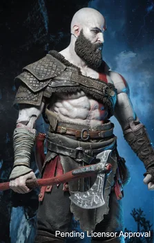 God of War 4 Kratos PVC Akcie Obrázok Zberateľskú Model Hračky 18 cm