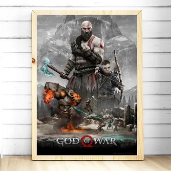 God Of War Videohry Obrázok Plagáty A Potlačou Vytlačené Plátno Maľovanie Umeleckých Obrazov Na Stenu Domova Pre Obývacej Miestnosti Dekorácie