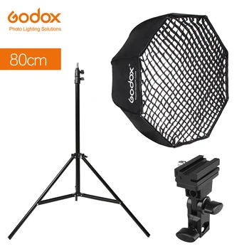 Godox 80 cm Octagon Dáždnik Softbox Ľahké stojan dáždnik Hot Shoe Držiak Držiak pre Canon, Nikon Godox Yongnuo Blesk Speedlight