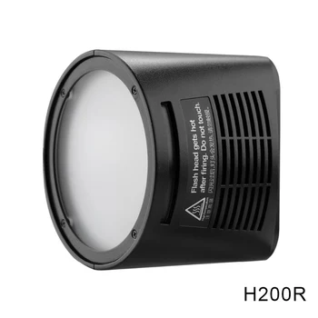 Godox AD200 V1 PRO Glash Príslušenstvo WITSTRO H200R Kolo Flash Hlavu a ES-200 Rozšírenie Vedúci AK-R1 Farebná teplota reflektor