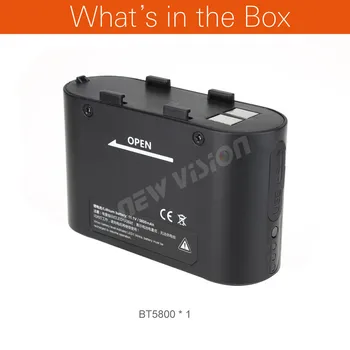 Godox BT5800 Batérie 5800mAH Externý Blesk, Záložné Napájanie Rýchlo Vyplniť Výstup Batérie pre LED a USB Port pre Napájanie PB960