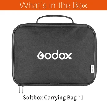 Godox Skladovanie Taška Prenosná Taška Prípade, 80 * 80 cm / 60 * 60 cm / 50 * 50 cm / 40 * 40 cm, s-typ Držiaka Softbox