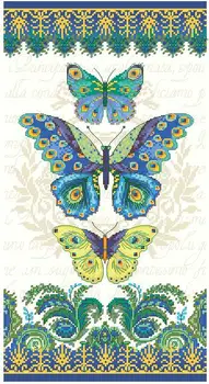 Gold Collection Krásne Počíta Cross Stitch Auta Páva Motýle Tri Motýľ dim 70-35323 35323