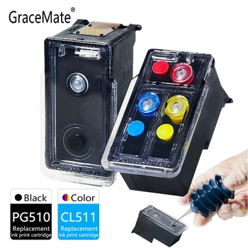GraceMate PG510 CL511 Kompatibilný pre Canon PIXMA MP230 MP240 MP250 MP260 MP270 MP280 MP282 MP480 MP490 MP495 MP499 Tlačiarne