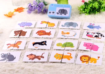 Graf Zápas Hra detský Skoro Vzdelávacie Montessori Hračky, Puzzle, Karty Cartoon Vozidla Vzdelávania Pocket Flash Karty MG09