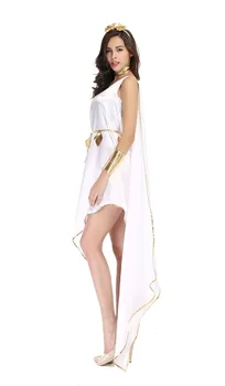 Grécke Bohyne Voľné Nepravidelný Šaty Maškarný Karneval Výkon Sexy Dospelých Halloween Kostýmy Egyptu Kleopatra Cosplay Oblečenie