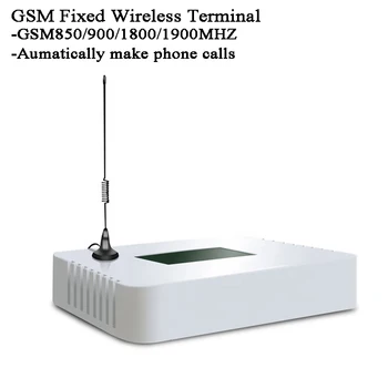 GSM pevné bezdrôtové pripojenie terminálu Automaticky volať telefónne IVR nahrávanie Telemarketing Reklama Káblové telefón Displej LCD GSM modulu