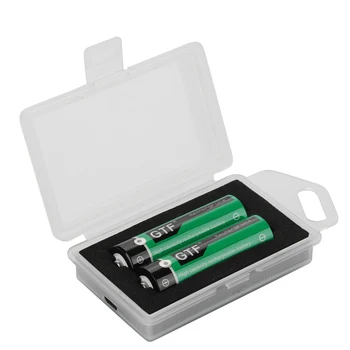 GTF 1,5 V AA 1900mAh USB AA li-ion Batéria 2800mwh skutočná kapacita li-pol, USB nabíjateľné batérie s Box USB kábel