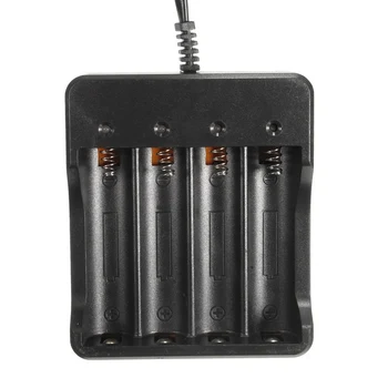 GTF NÁS EÚ plug 4 Sloty Inteligentná Nabíjačka Batérií s skratu ochrana Pre 4 X 18650 li-ion nabíjateľná batéria