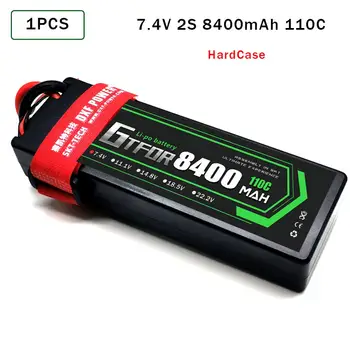 GTFDR RC LiPo Batérie 2S 8400mAh 2S 110C 2S LiPo 7.4 V Dekan/T XT60 XT90 pre RC Auta Vozidiel Vozidlo Nádrž Losi Lomka Truggy