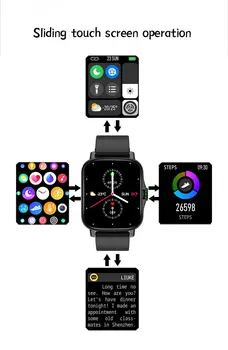 GTS 2 Smartwatch Mužov Bluetooth Hovor 1.72 palcový Full Touch Fitness Sledovanie Krvného Tlaku, Hodiny Ženy Inteligentné Hodinky pre Xiao