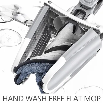 GUANYAO rozšírené hliníková rukoväť mop floor cleaner mikrovlákna mop podložky Vysokej kvality pre domácnosť na čistenie nástrojov, Otočná hlava
