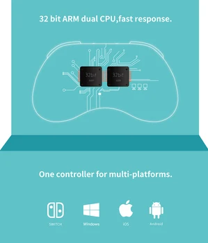 Gulikit Prepínač Radič Bezdrôtovej Bluetooth Gamepad Pre Nintend Switch/ Lite/ Windows/ iOS/ Android Hra Ovládač Dobrý Darček
