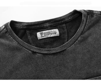 GustOmerD 2020 Lete Nové pánske Krátke rukávy T-shirt pánske Kolo Krku Slim staromódny Klesnutie Tričko Ležérne pánske T-shirt
