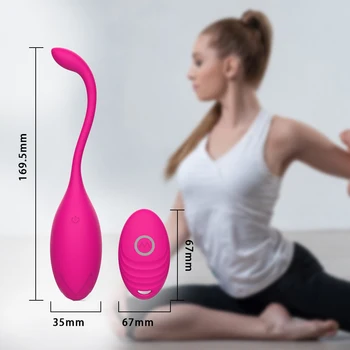Guľka Vibrátor Bezdrôtové Diaľkové Ovládanie Vibračné Vajíčka Silné Sexuálne Hračky pre Ženy Milujú Vajcia G Mieste Stimulátor Klitorisu Sex Vajcia