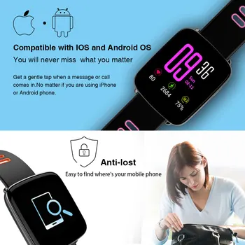 GV68 smart hodinky vodotesné IP68 MTK2502 Bluetooth nositeľné zariadenia Módne Športové inteligentný náramok pre Android iOS