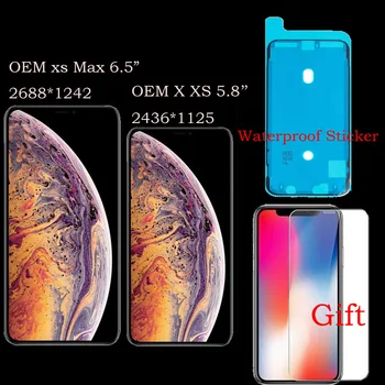 GX LCD Displej Pre Apple iPhone 11 pro max X XS MAX XS XR Super AMOLED 3D Dotykový Displej S Digitalizátorom. Montážne Diely, čierne