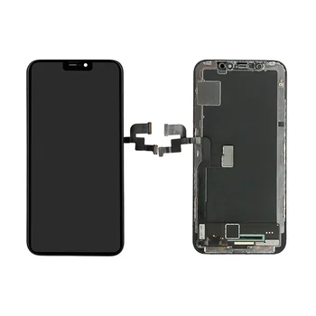 GX Pevného AMOLED pre iPhone X XR XS Xsmax LCD Displej Dotykový Displej Digitalizátorom. Montáž Výmena Pevného OEM Displej 3D Dotykový OLED