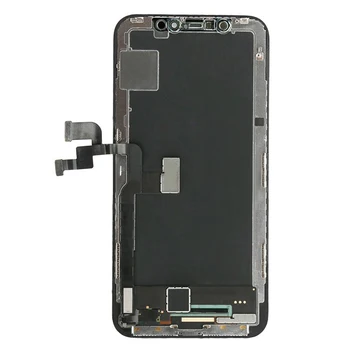 GX Pevného AMOLED pre iPhone X XR XS Xsmax LCD Displej Dotykový Displej Digitalizátorom. Montáž Výmena Pevného OEM Displej 3D Dotykový OLED