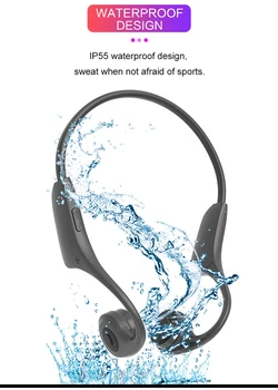 H10 Kostné Vedenie Vodotesné Slúchadlá S Mikrofónom Bluetooth Slúchadlá a vstavanú Pamäť s kapacitou 8 gb Slúchadlá Pre Outdoorové Športy na Koni