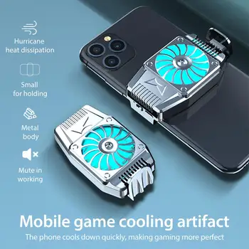 H15 Univerzálny Prenosný Chladiaci Ventilátor pre PUBG Mobilné Hry Stlmiť Chladnejšie Radiátor pre iPhone pre Huawei pre Smartphone Rýchle Chladenie